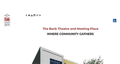 Desktop Screenshot of banktheatre.com