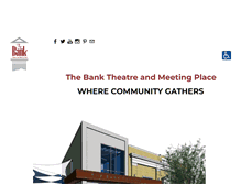 Tablet Screenshot of banktheatre.com